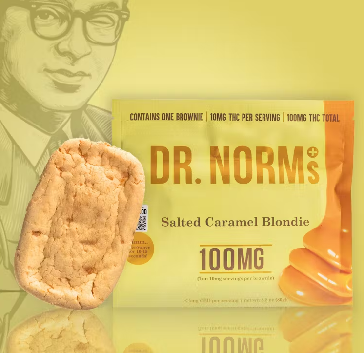 DR. NORM'S: Blondie Brownie - Salted Caramel