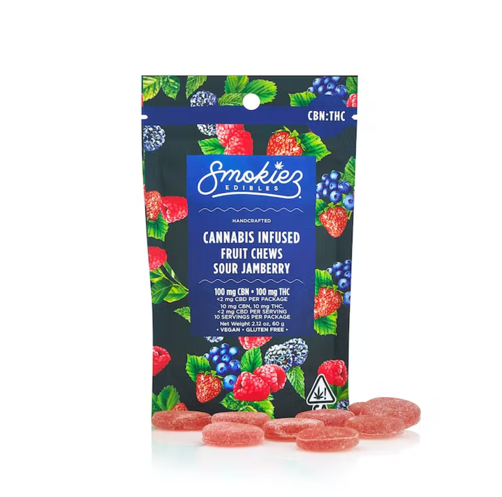 Smokiez Edibles: Fruit Chews - Sour Jamberry