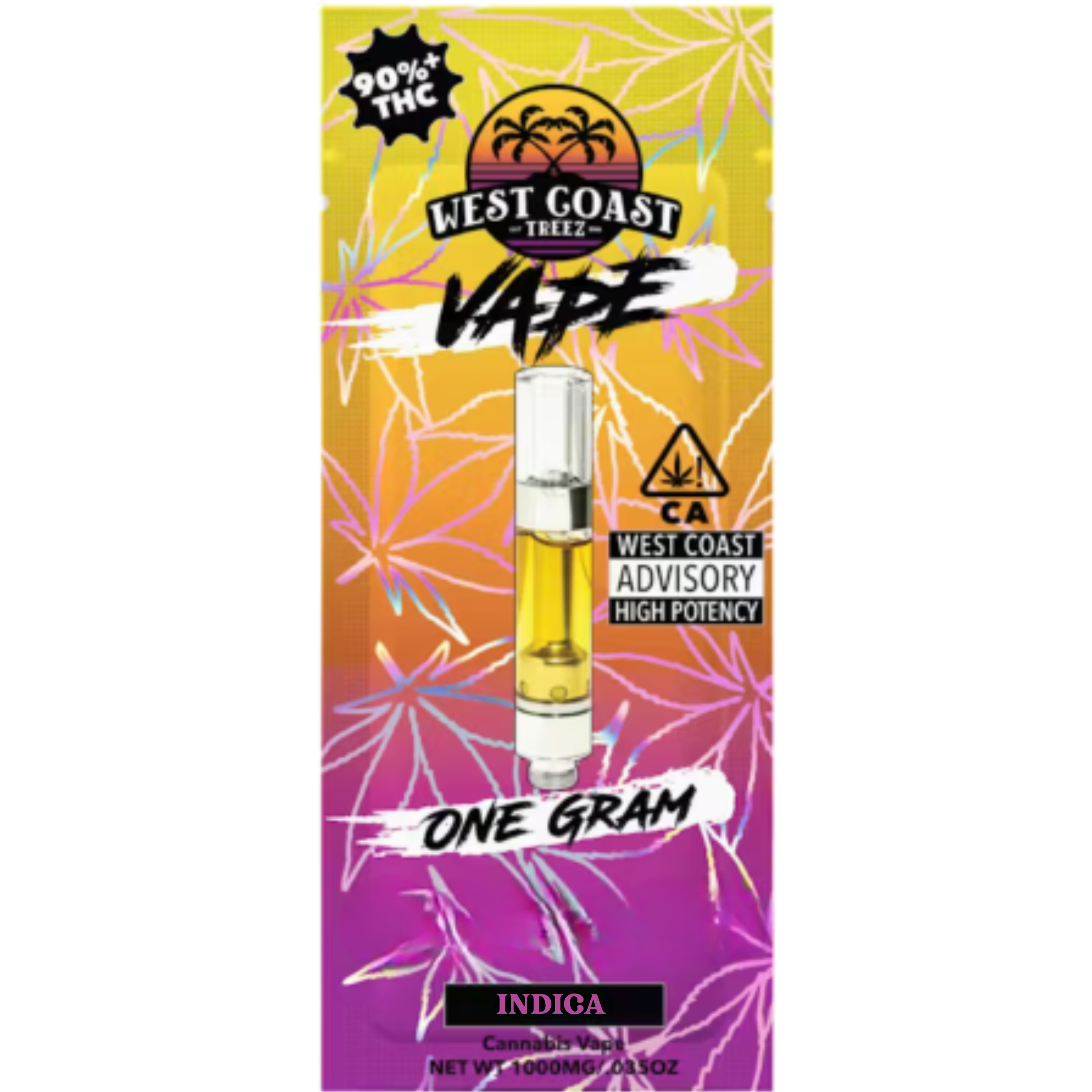 West Coast Treez — WEDDING CAKE 1G CARTRIDGE