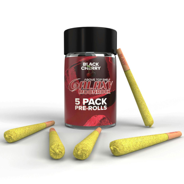 Galaxy — BLACK CHERRY 5PK MOONROCK INFUSED PREROLLS