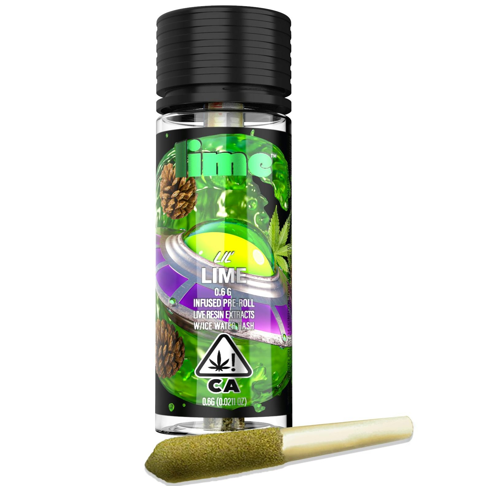 Lime — ALIEN GAS .6G INFUSED PREROLL