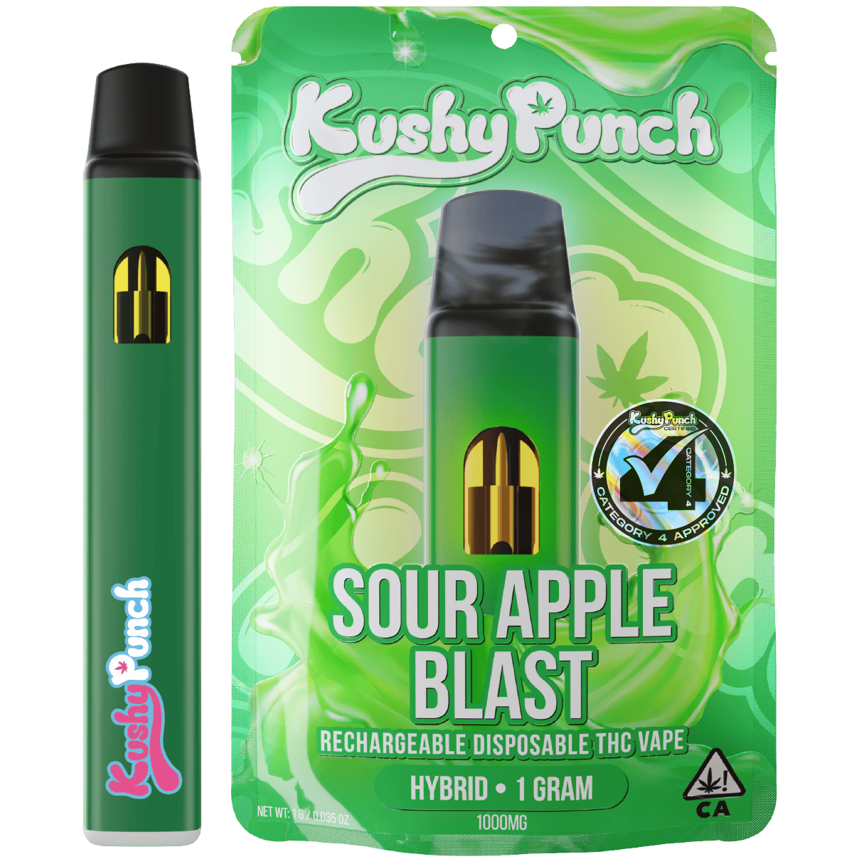Kushy Punch: Sour Apple Blast