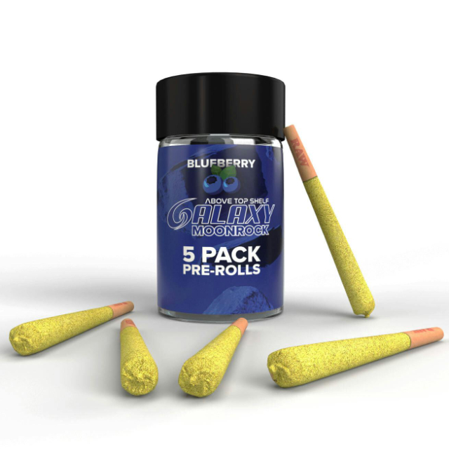 Galaxy — BLUEBERRY 5PK MOONROCK INFUSED PREROLLS