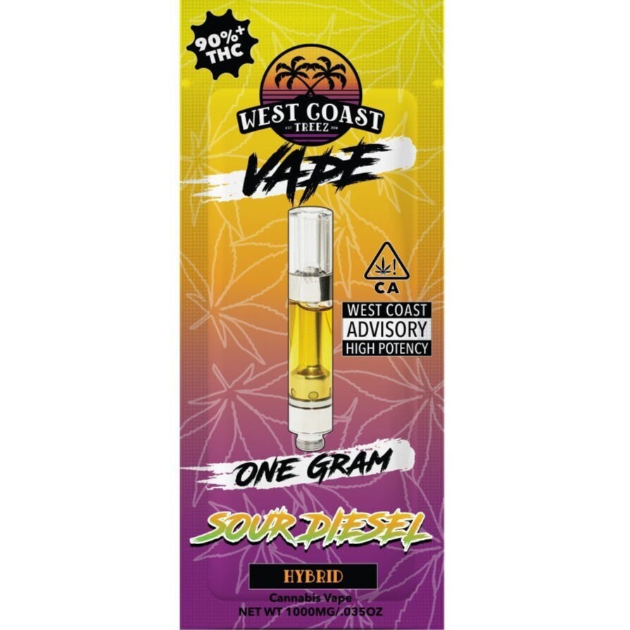 West Coast Treez — SOUR DIESEL 1G CARTRIDGE