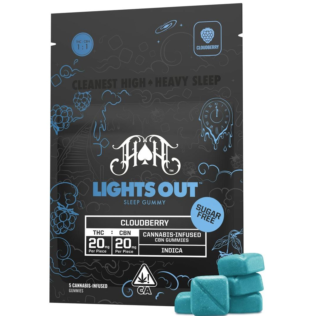 Heavy Hitters — CLOUDBERRY 1:1 THC/CBN 100MG GUMMIES