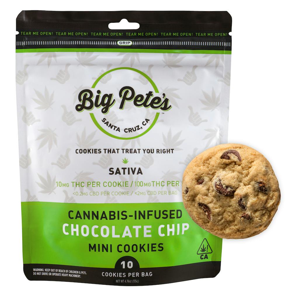 Big Pete's — CHOCOLATE CHIP 100MG 10PK COOKIES