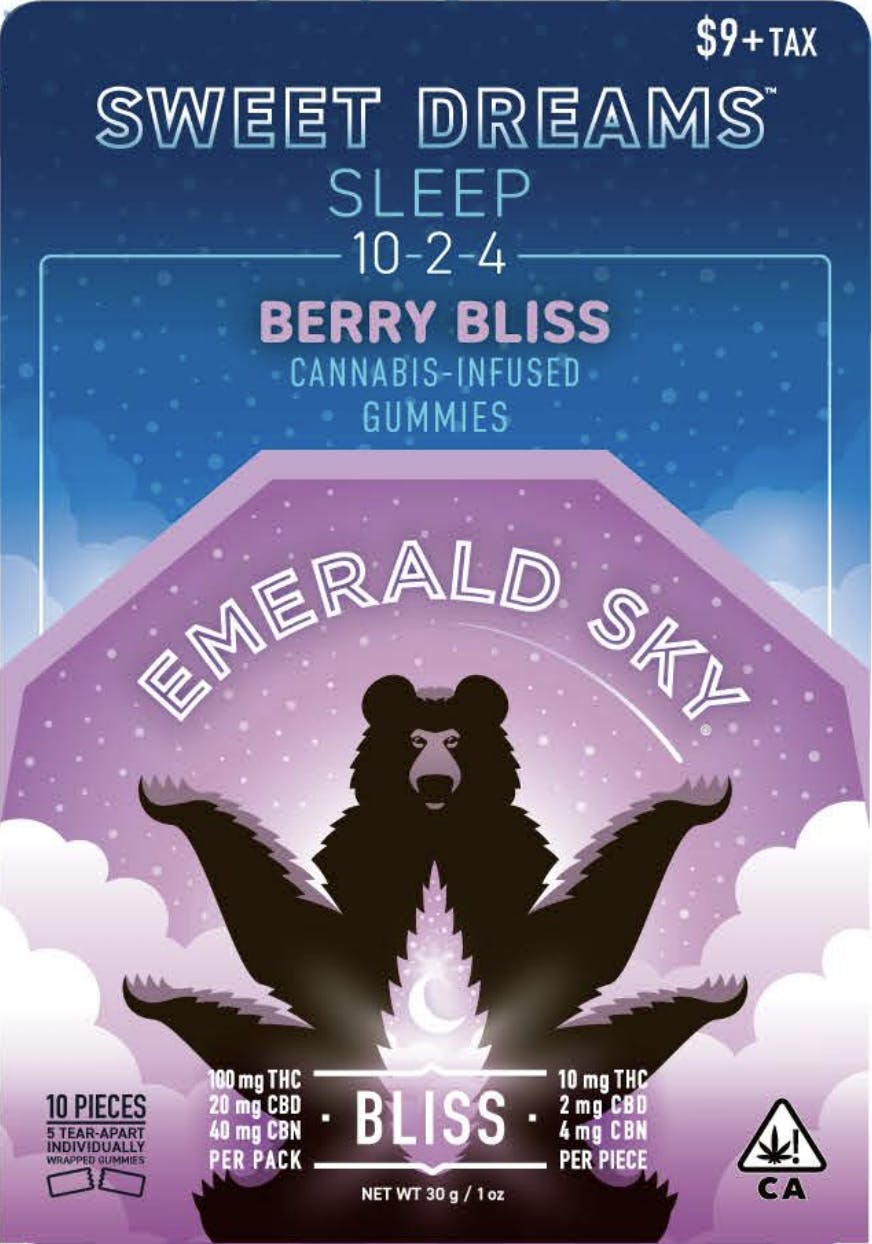 Emerald Sky — BERRY BLISS THC/CBD/CBN 10:2:4 GUMMIES