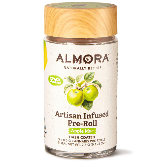 Almora Farm — APPLE MAC 2.5G 5PK INFUSED PREROLL PACK