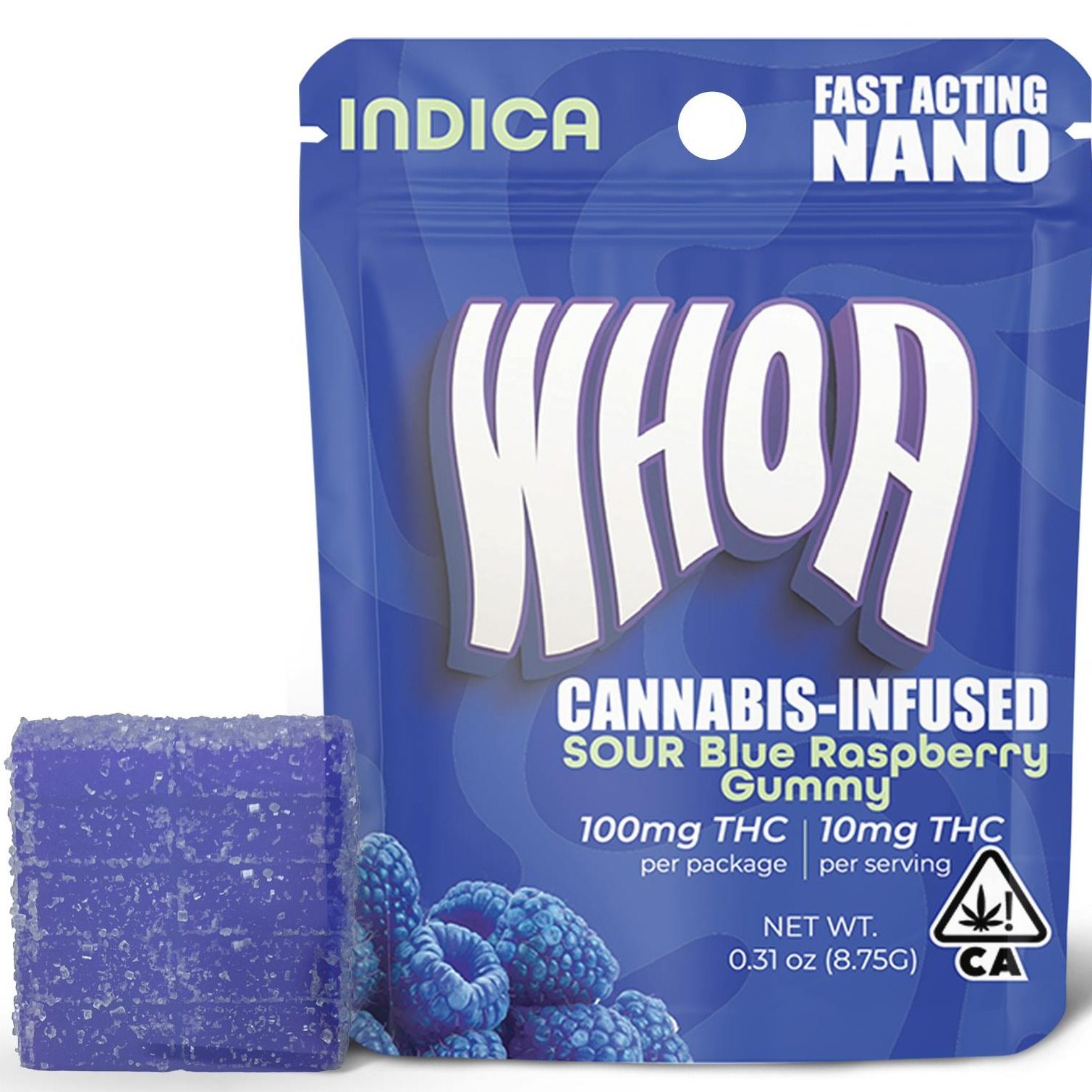 Whoa — Sour Blue Raspberry Brick