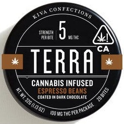KIVA TERRA BITES — DARK CHOCOLATE ESPRESSO TERRA BITES