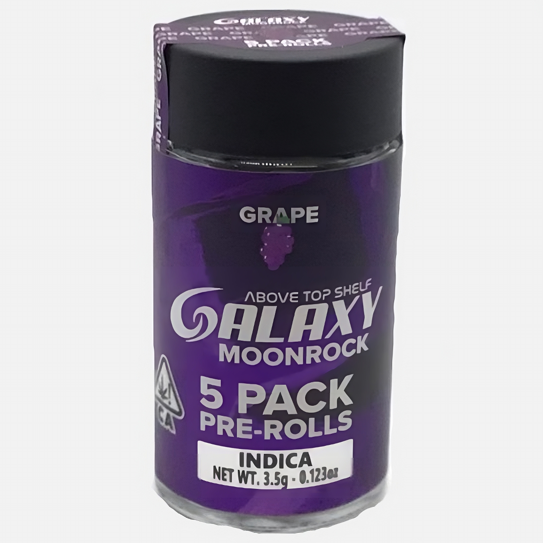 Galaxy — GRAPE 5PK MOONROCK INFUSED PREROLLS