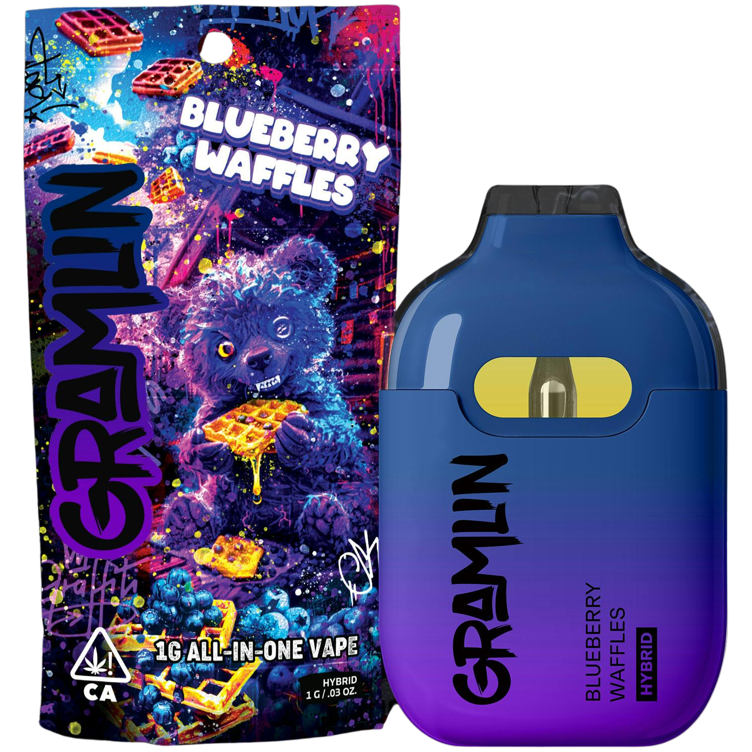 Gramlin: Blueberry Waffle