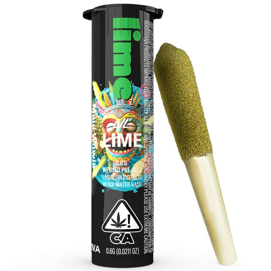 Lime — MAUI WOWIE .6G INFUSED PREROLL