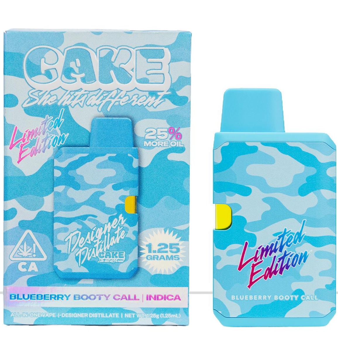 Cake: Blueberry Booty Call