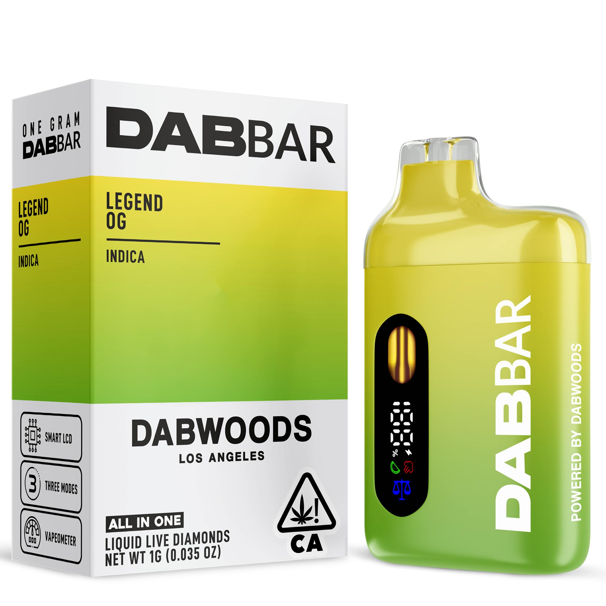 Dabwoods — LEGEND OG 1G LIQUID DIAMONDS DISPOSABLE