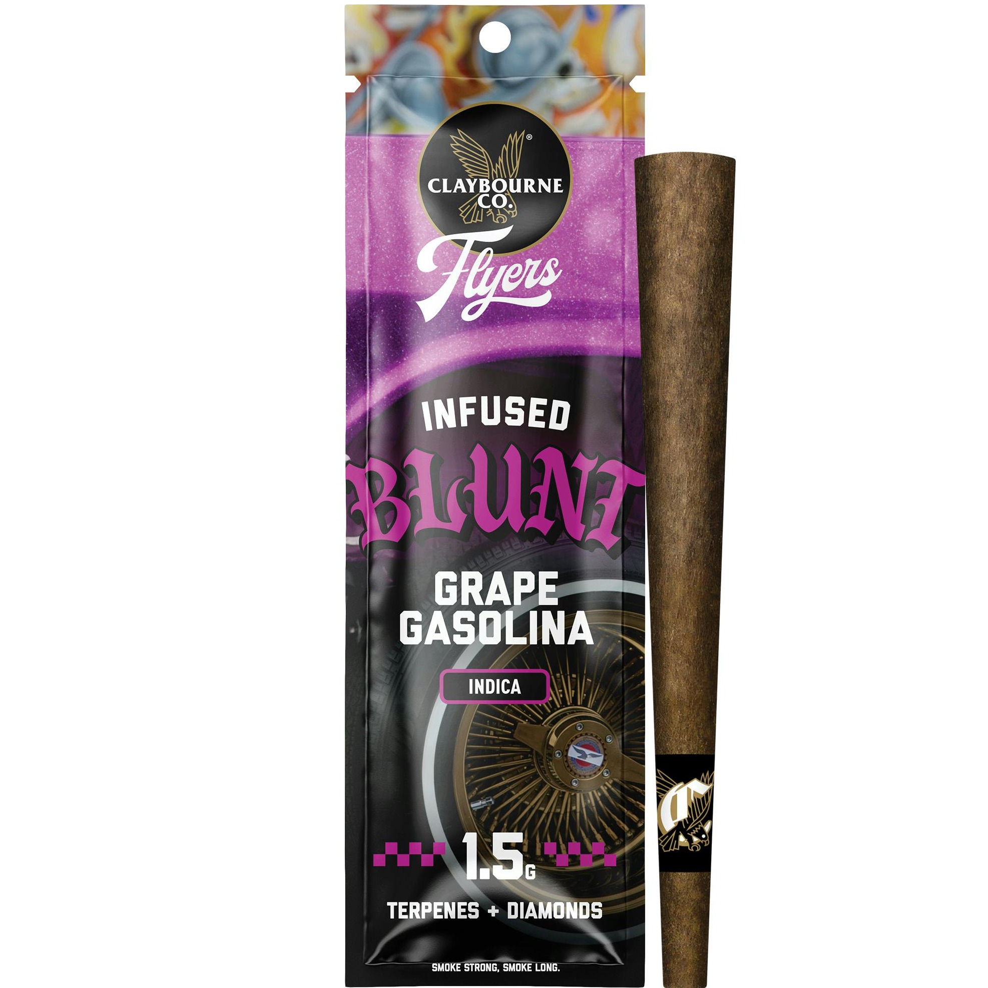 Claybourne Co. — GRAPE GASOLINA 1.5G INFUSED BLUNT
