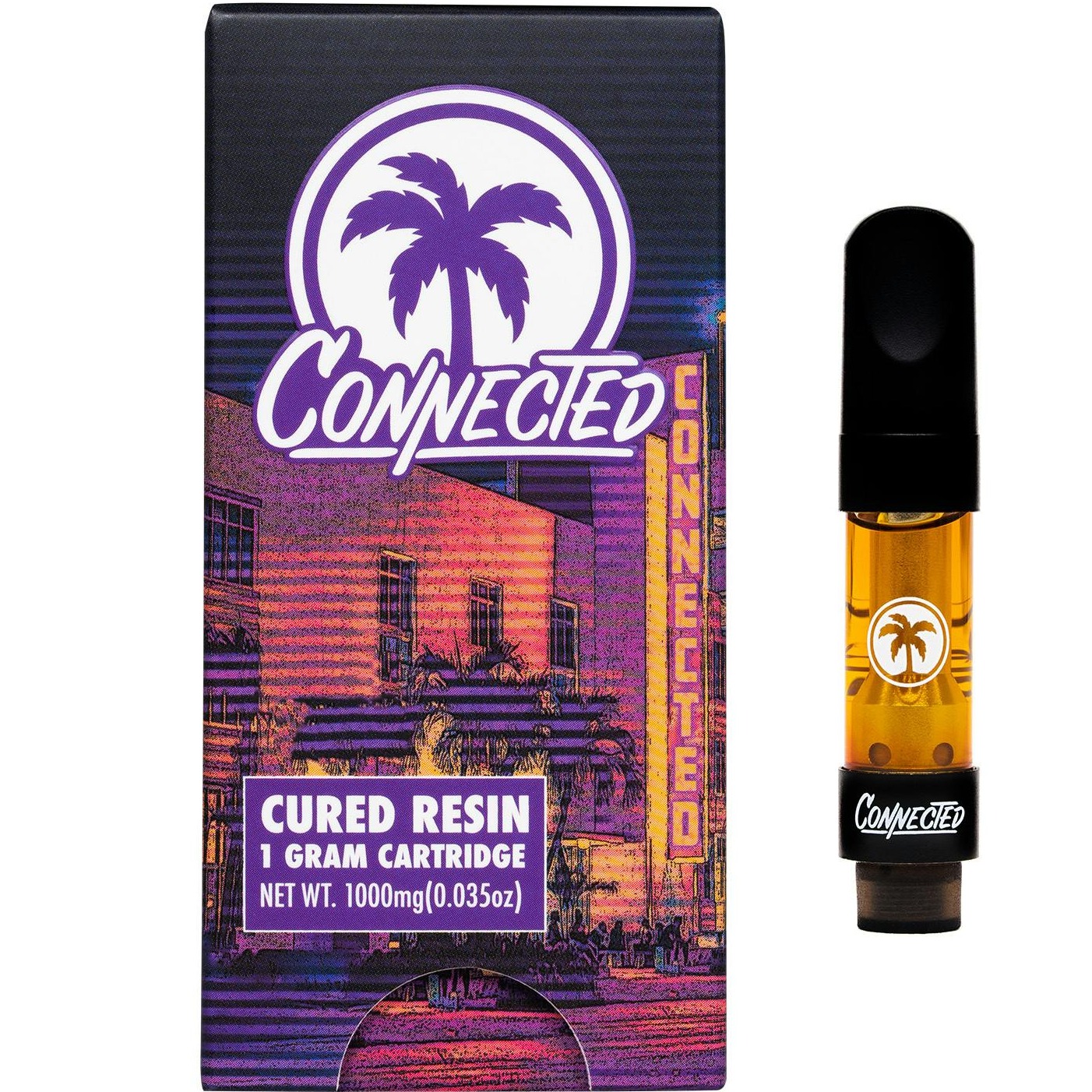 Connected — SUNSET SHERBERT 1G CURED RESIN CARTRIDGE