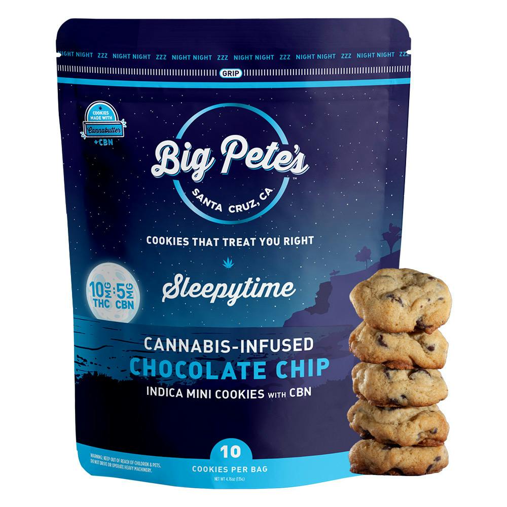 Big Pete's — CHOCOLATE CHIP 10PK 2:1 THC/CBN SLEEP COOKIES
