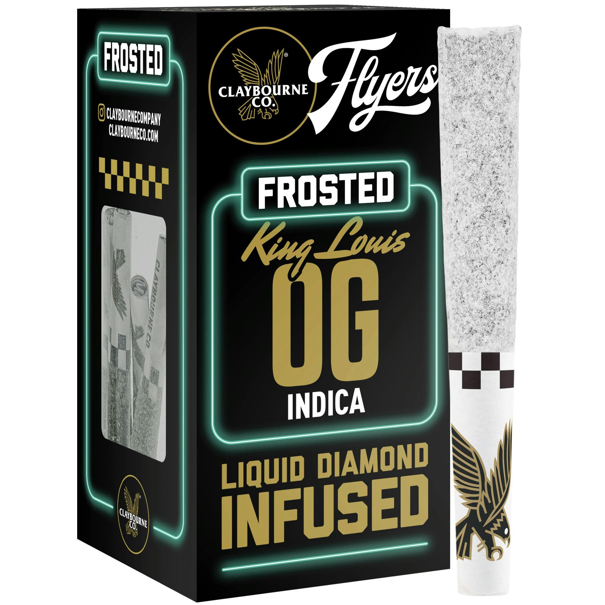 Claybourne Co. — KING LOUIS OG 2.5G 5PK INFUSED PREROLLS