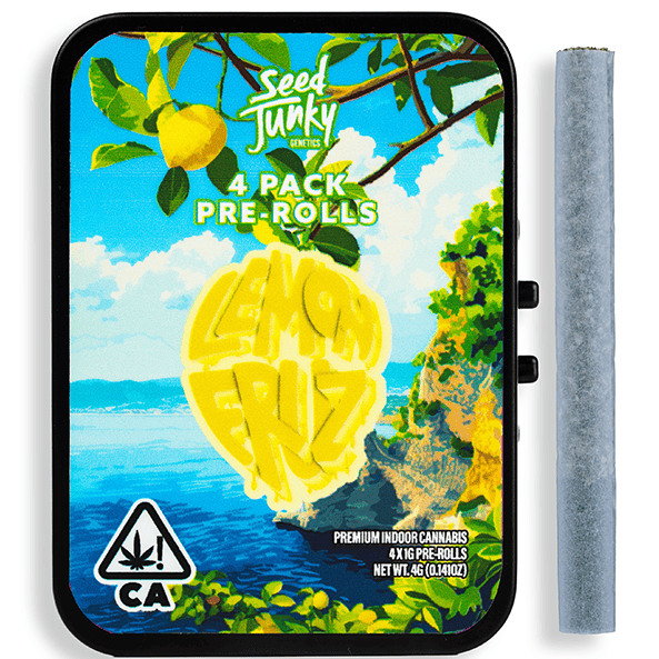 SEED JUNKY — LEMON FRUZ 4G 4PK PREROLLS