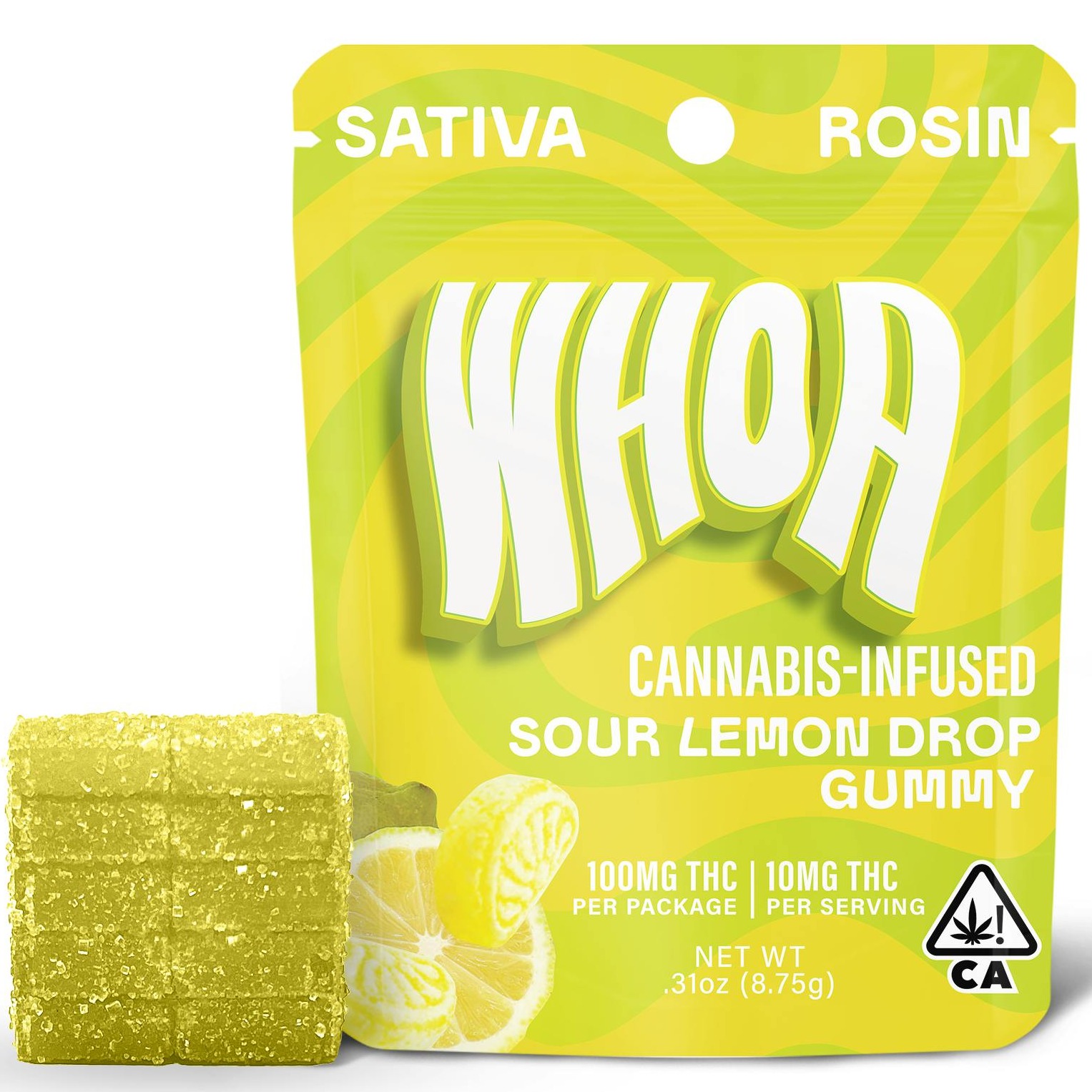 Whoa: Sour Lemon Drop Brick