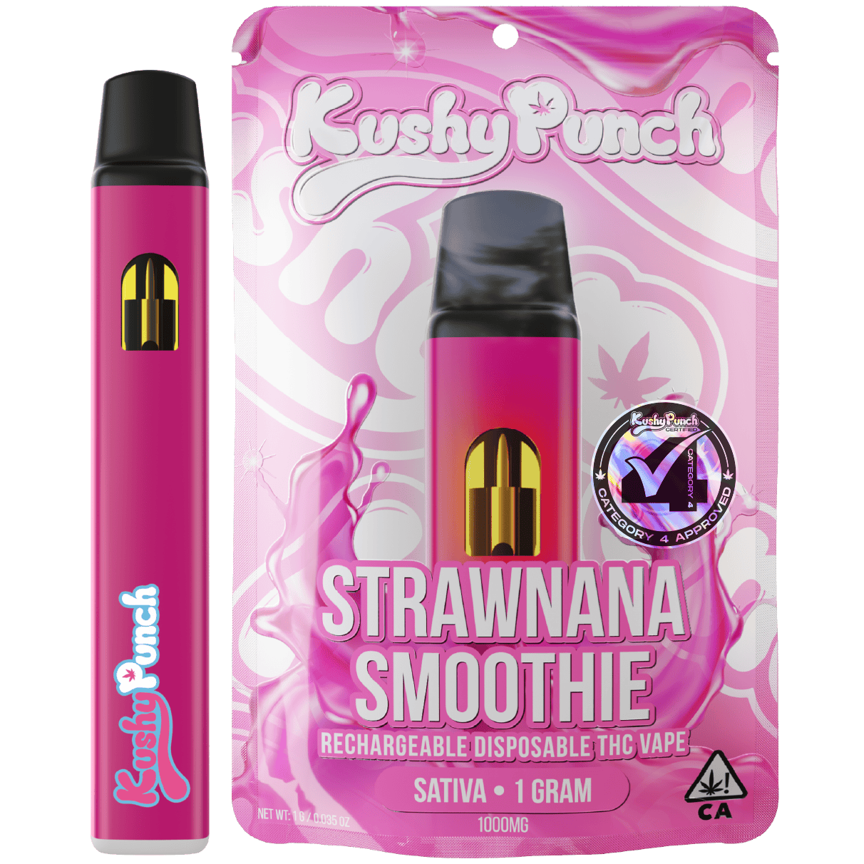 Kushy Punch: Strawnana Smoothie