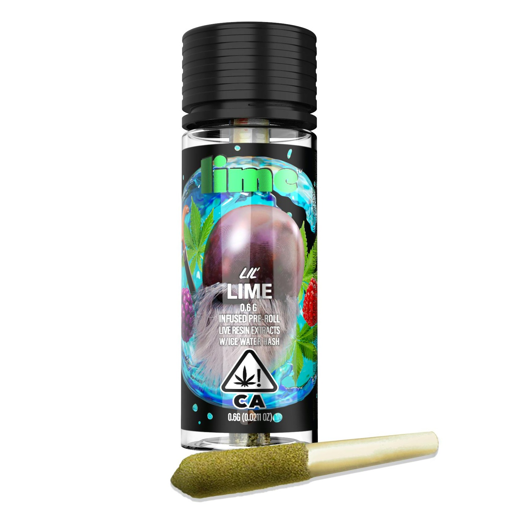 Lime — PURPLE ZAZA .6G INFUSED PREROLL