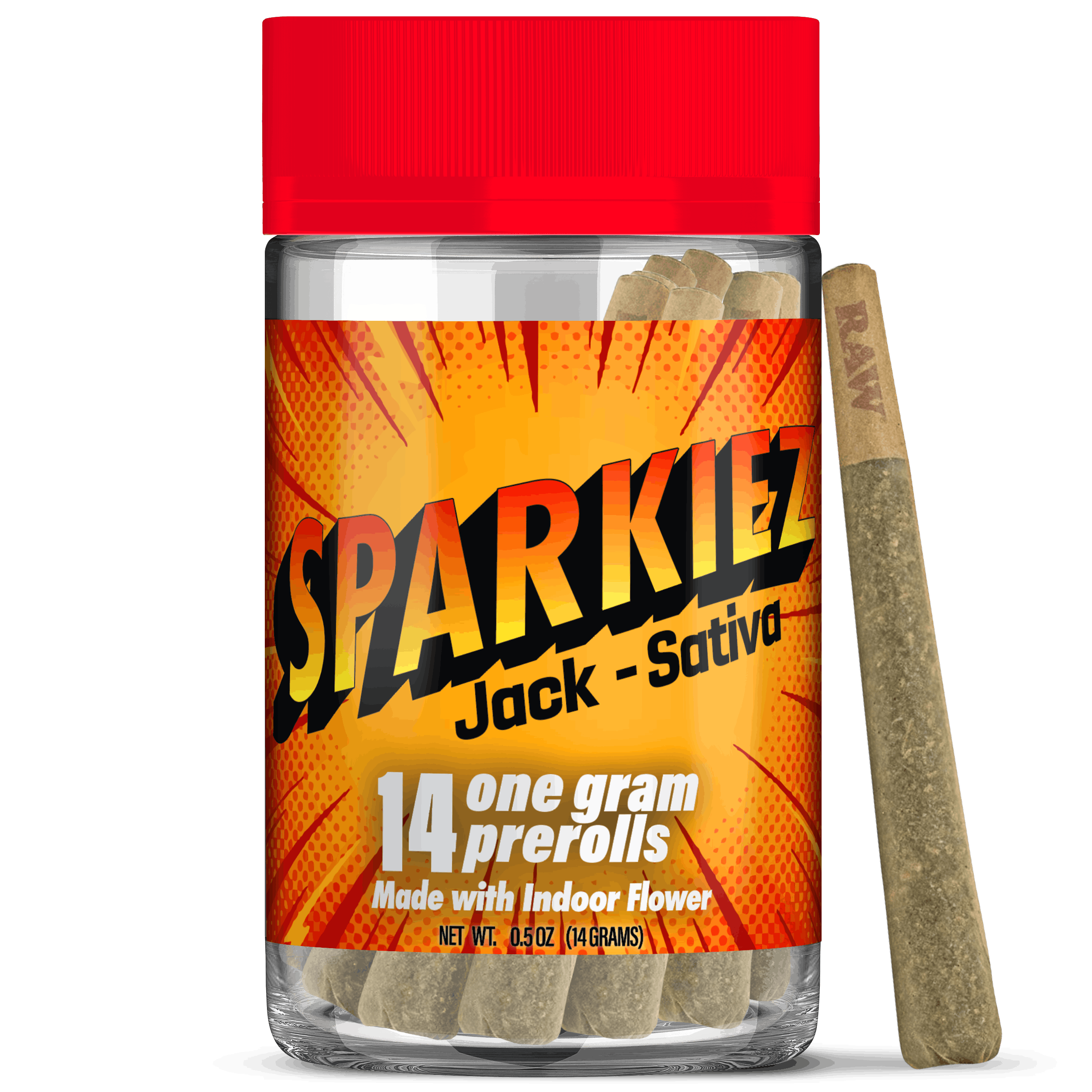 Sparkiez — JACK 14G 14PK PREROLL PACKS