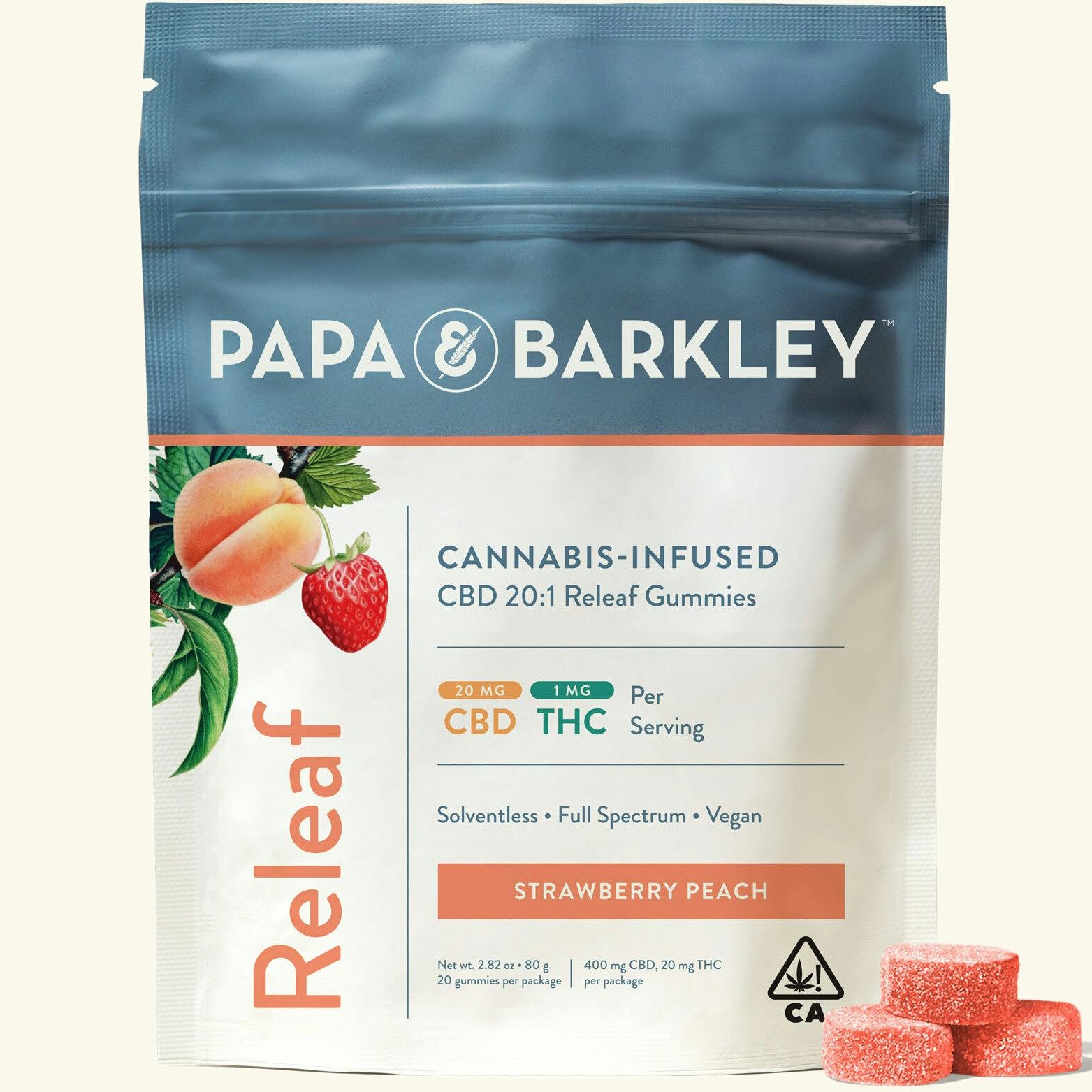 Papa & Barkley — Strawberry Peach /