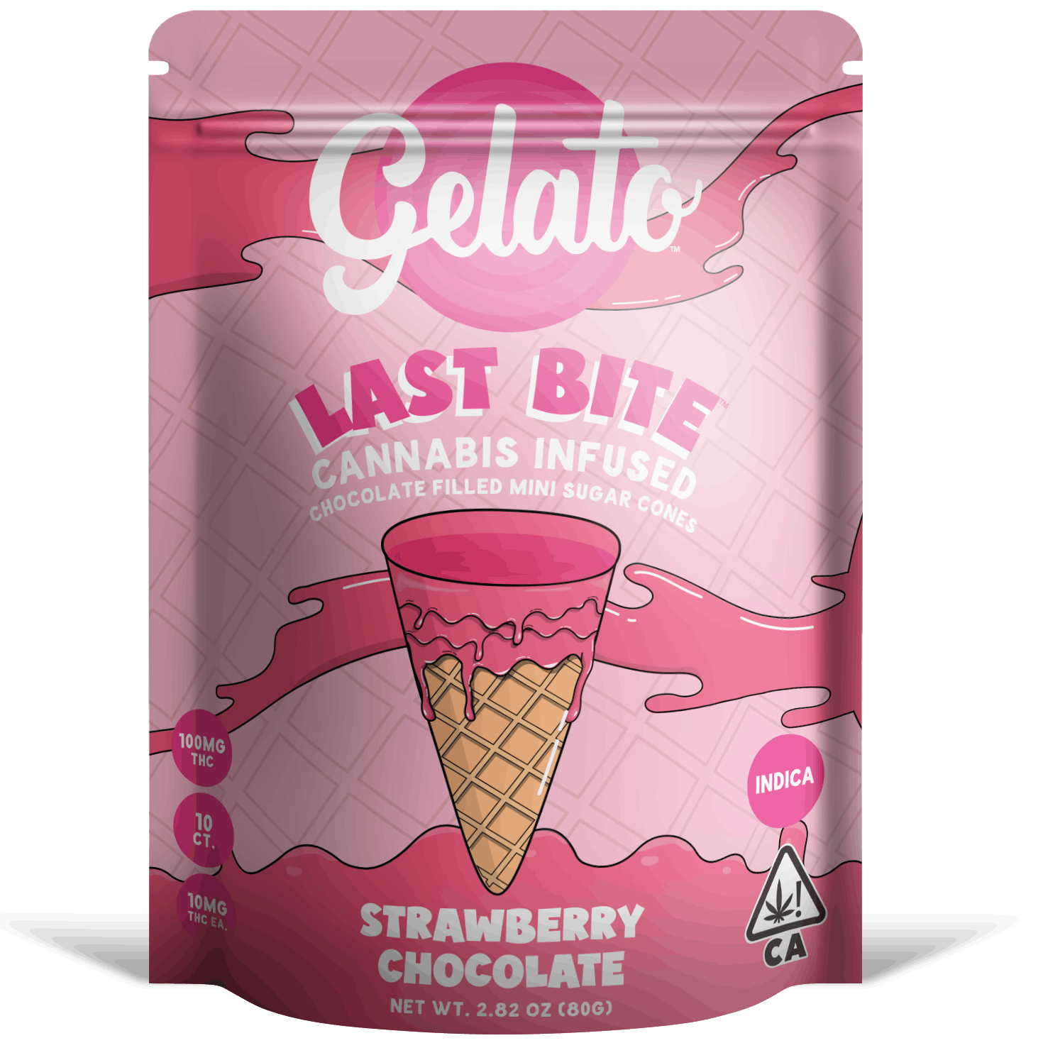 Gelato: Strawberry Cones