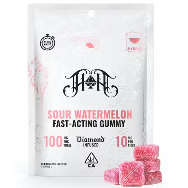 Heavy Hitters — SOUR WATERMELON 100MG GUMMIES
