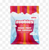 Zoobies | Mixed Fruit | Sativa | Gummies | 100mg