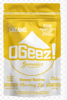 OGeez | The Creams - Sunny Sativa | Gummies | 100mg