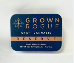 Grown Rogue | Krypto Chronic | 5pk Pre-Rolls | 2.5g