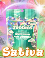 Zoobies | Mixed Fruit | RSO | Sativa | Gummies | 100mg