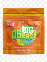OGeez | BIG - Peg's Raspberry Orange | RSO Gummies | 100mg