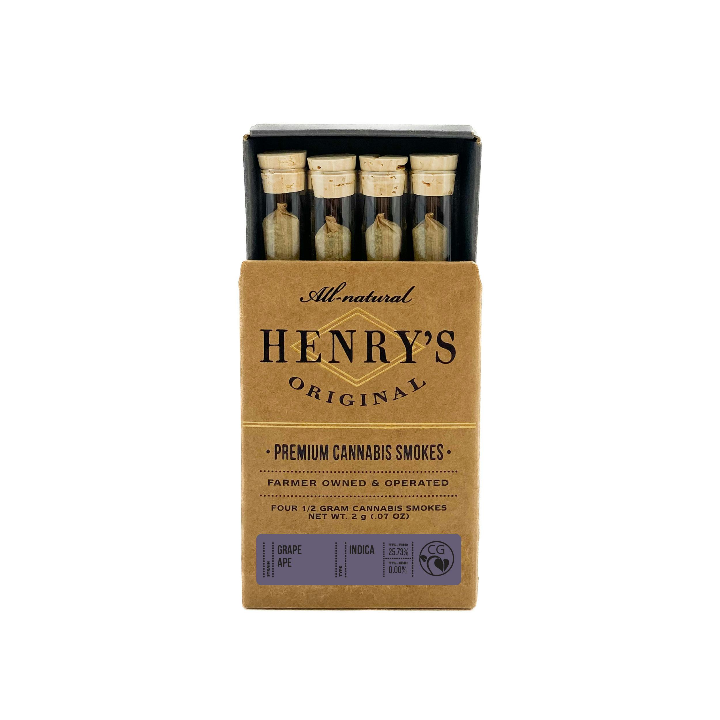 GRAPE APE 4PK PRE ROLLS