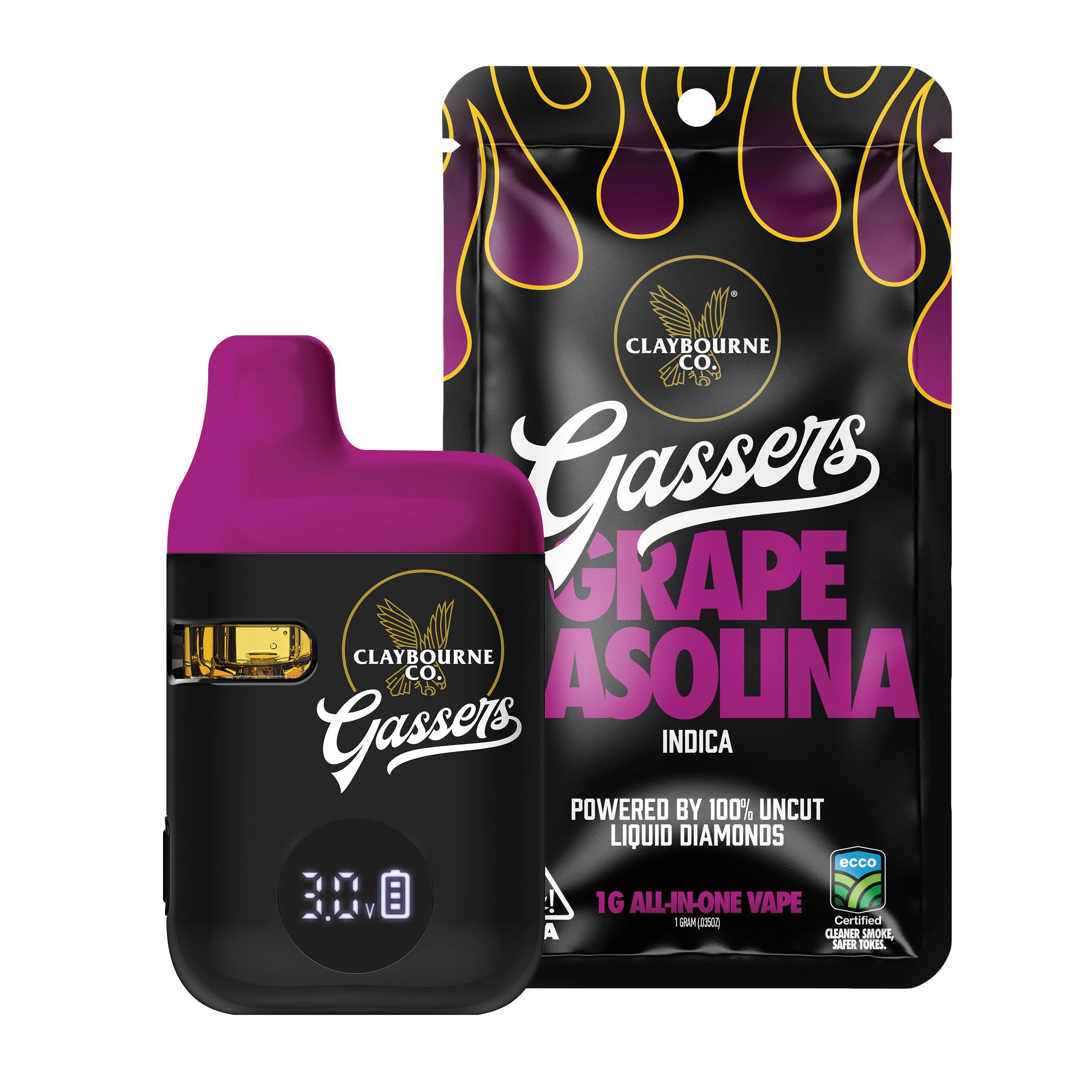 Grape Gasolina Gassers All In One - 1 g – Premium Cannabis