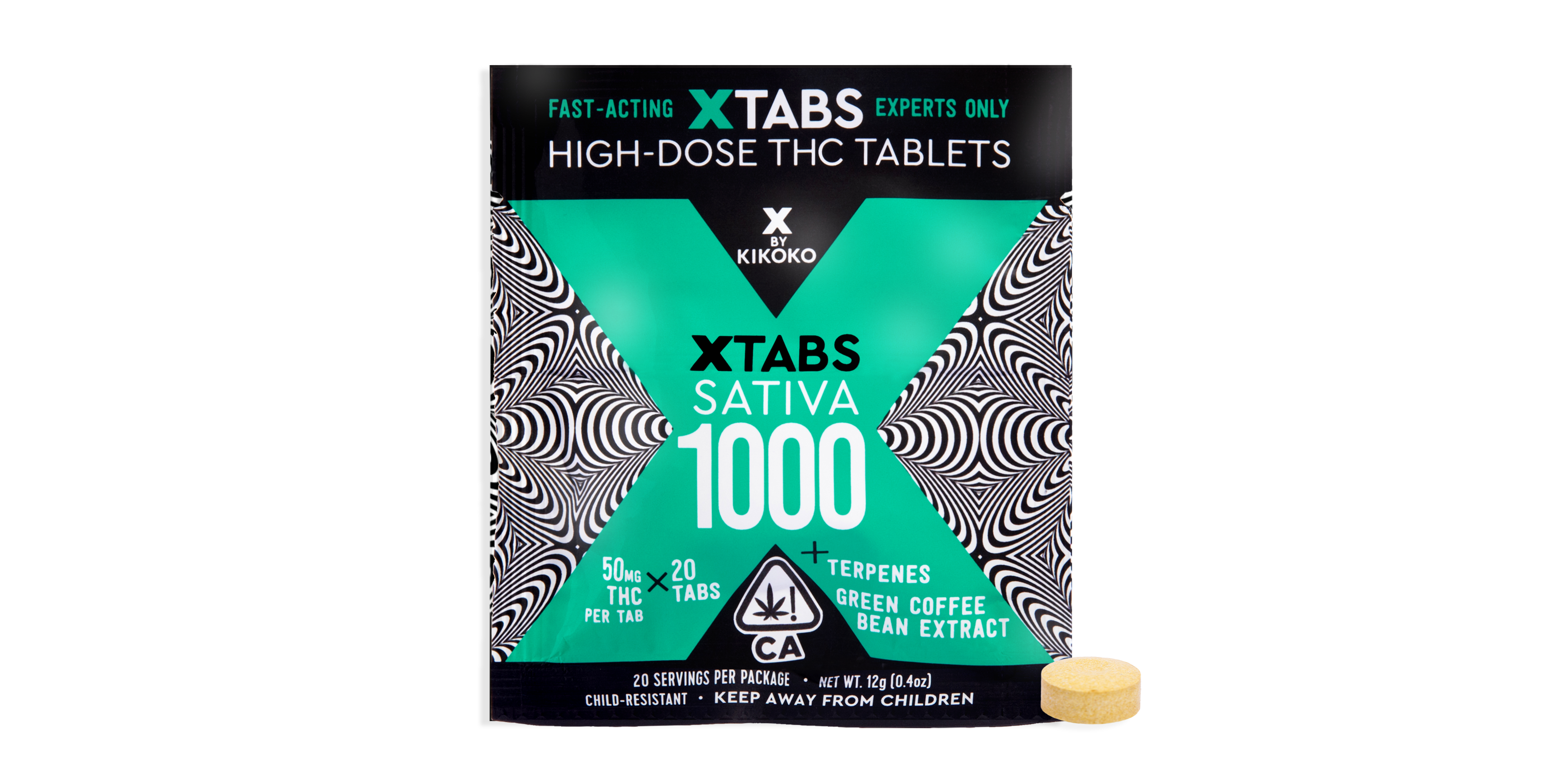 KIKOKO - 1000MG SATIVA XTABS BY KIKOKO