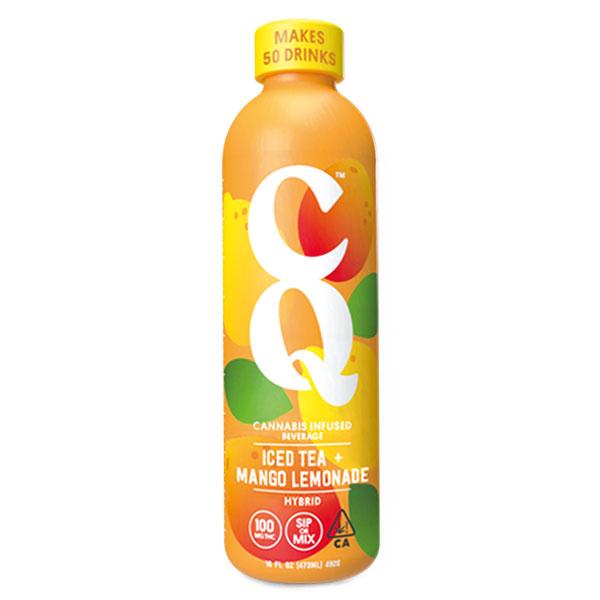 CQ Drinks — HYBRID ICED TEA MANGO LEMONADE BY CANNABIS QUENCHER