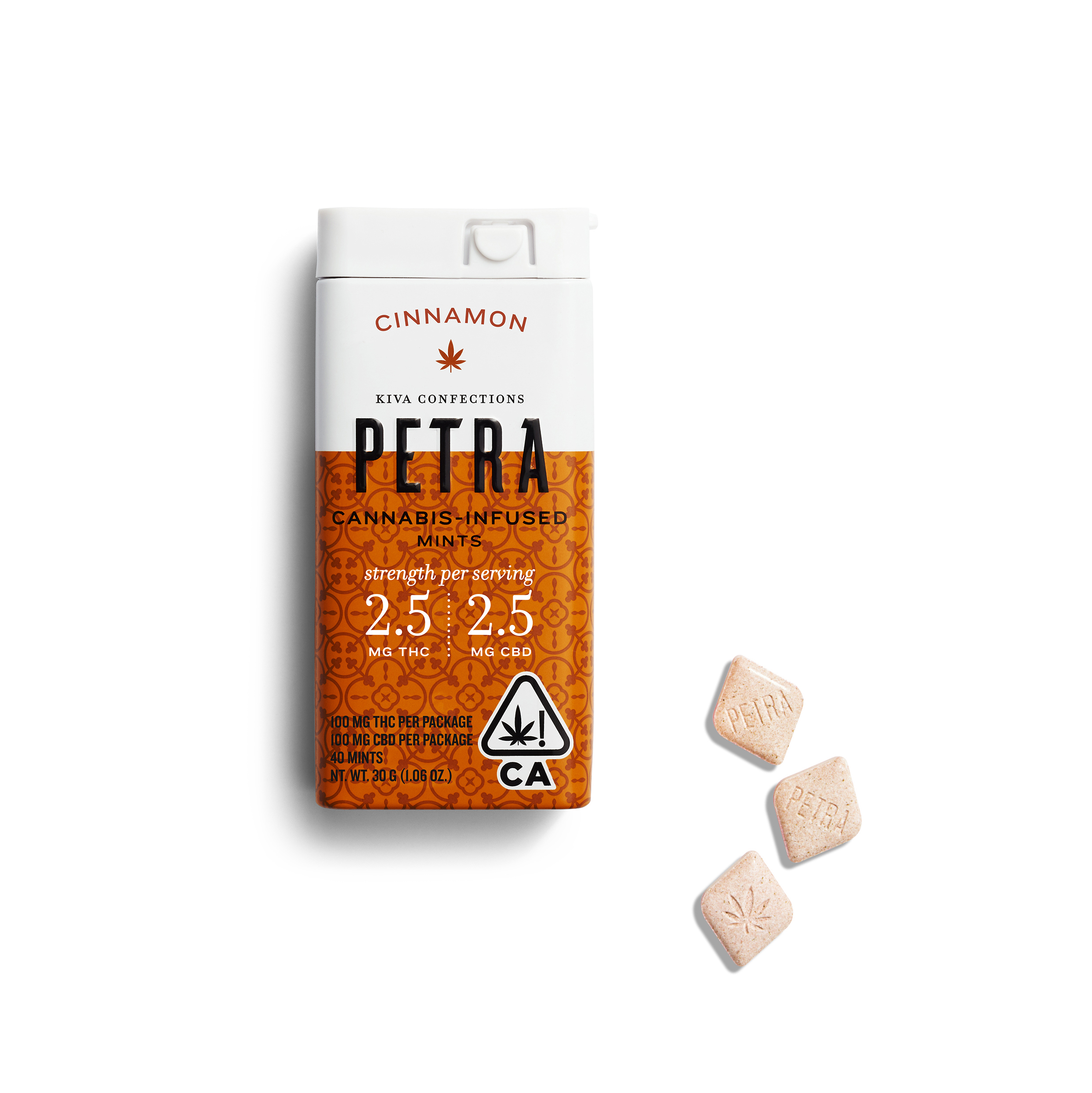 Kiva — Saigon Cinnamon Petra Mints By Kiva Confections