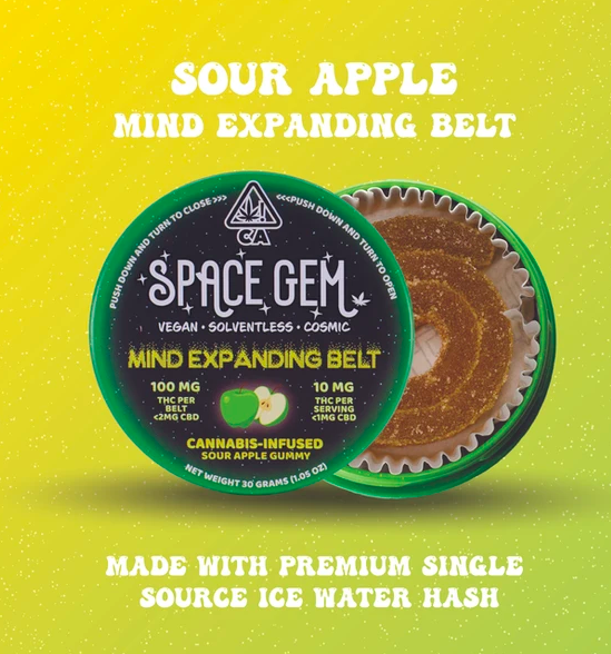Space Gem: Sour Apple Mind Expanding Belt By Space Gem