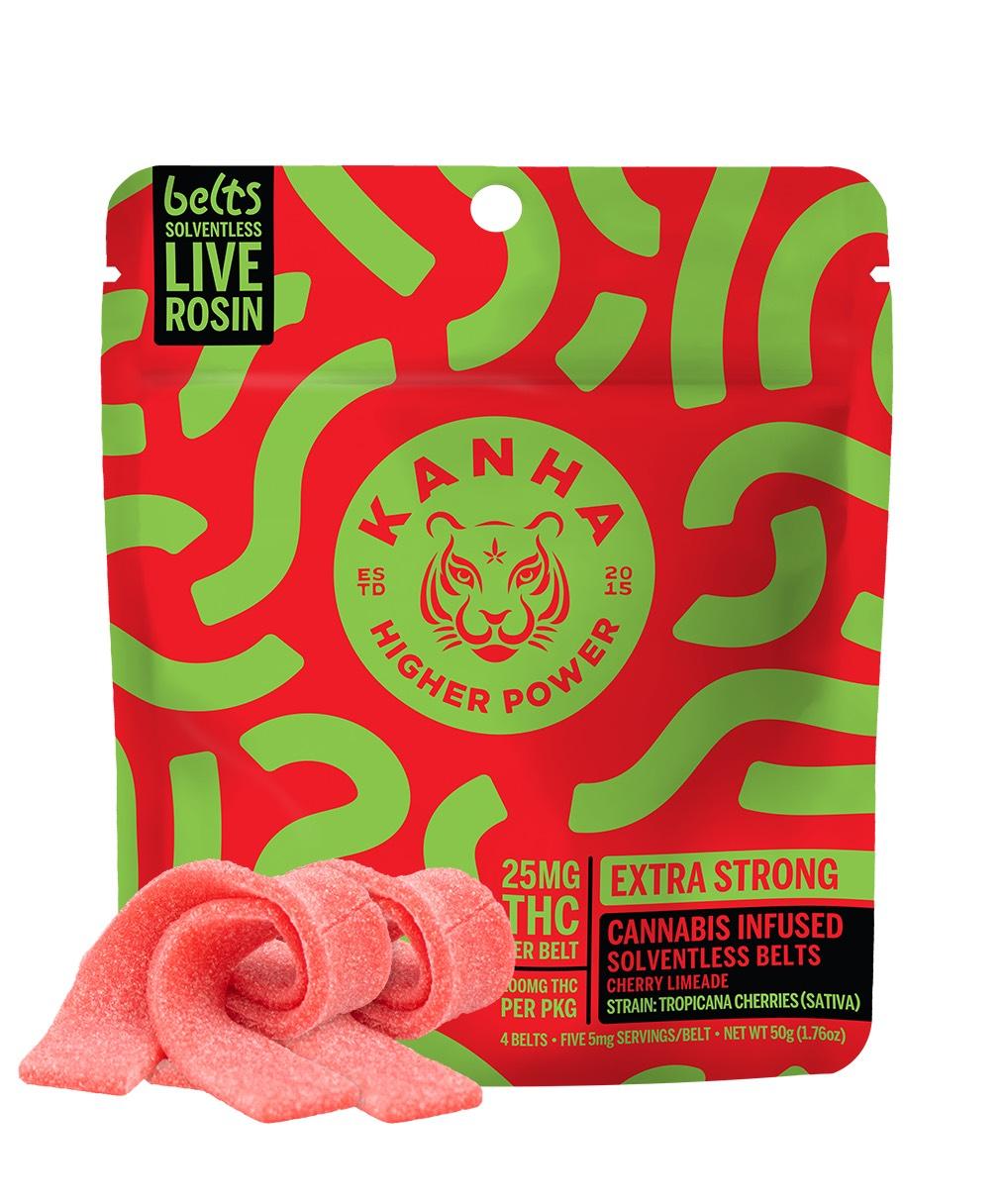 KANHA — Cherry Limeade Belts By Kanha