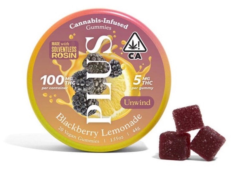 Plus Gum: Classic Blackberry Lemonade By Plus