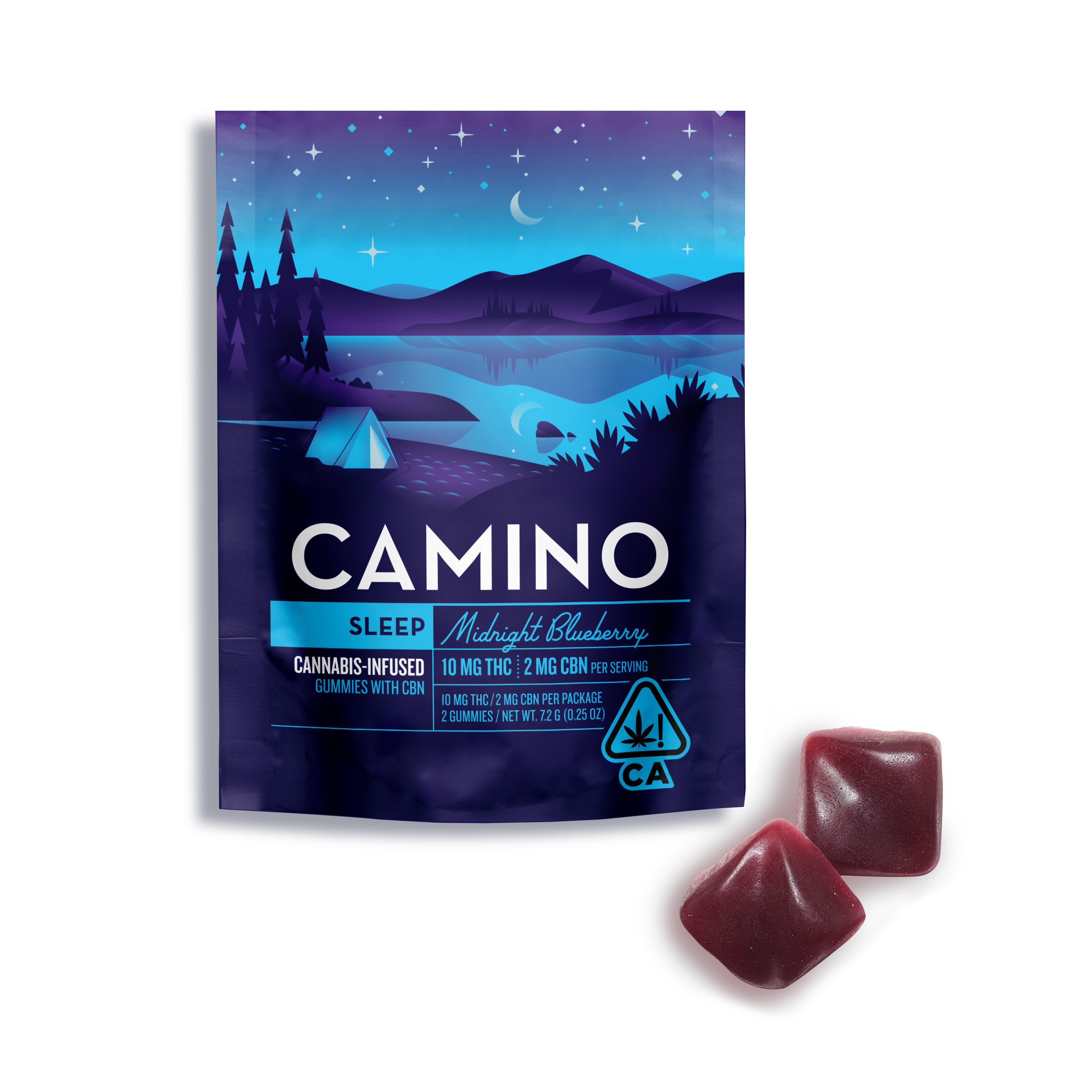 Kiva: Trial Packs Midnight Blueberry Camino By Kiva Confections