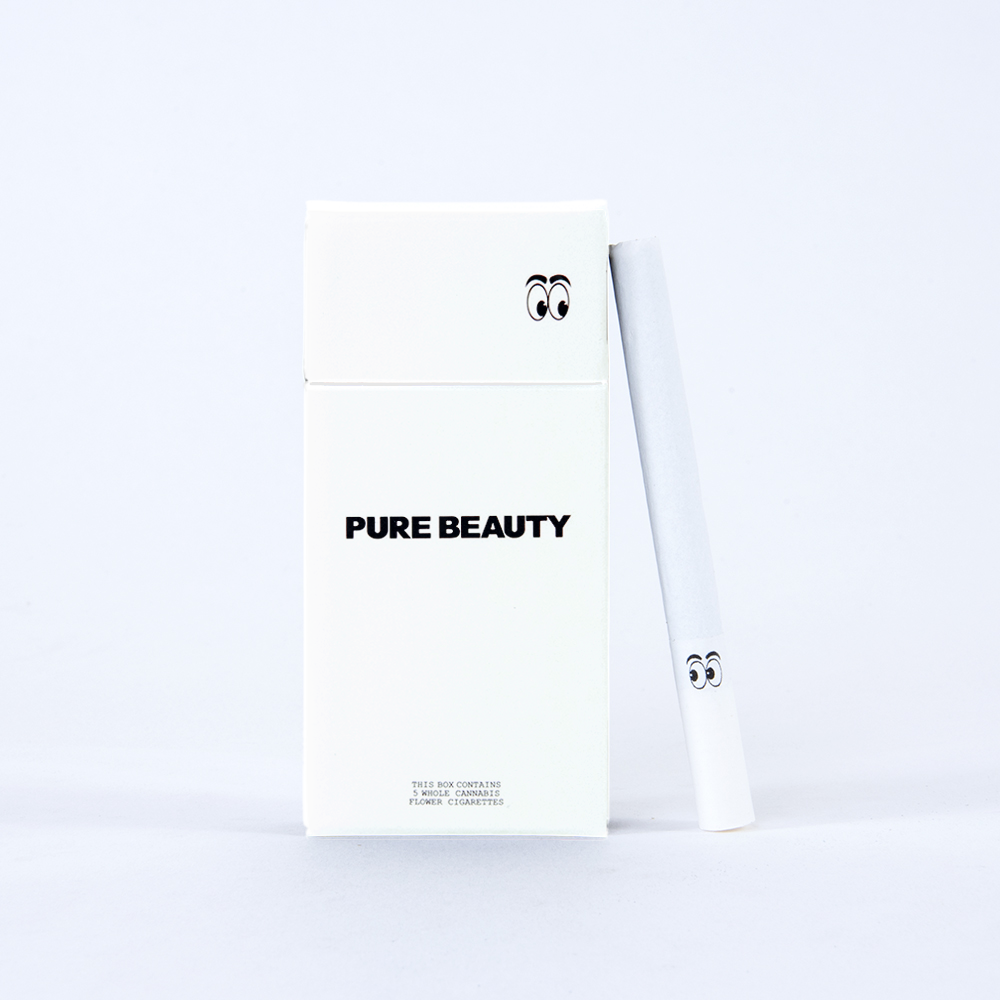 Pure Beauty — White Box Cannabis Cigarettes By Pure Beauty