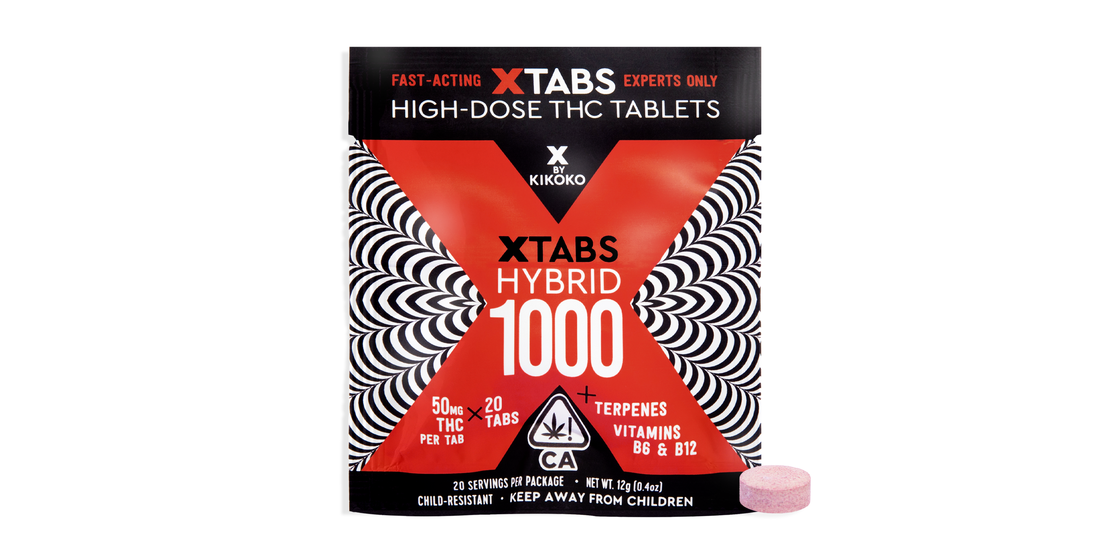 KIKOKO - 1000MG HYBRID XTABS BY KIKOKO