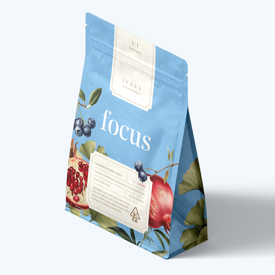 Juana Popcorn — Blueberry Pomegranate - Focus Ice Water By Juana