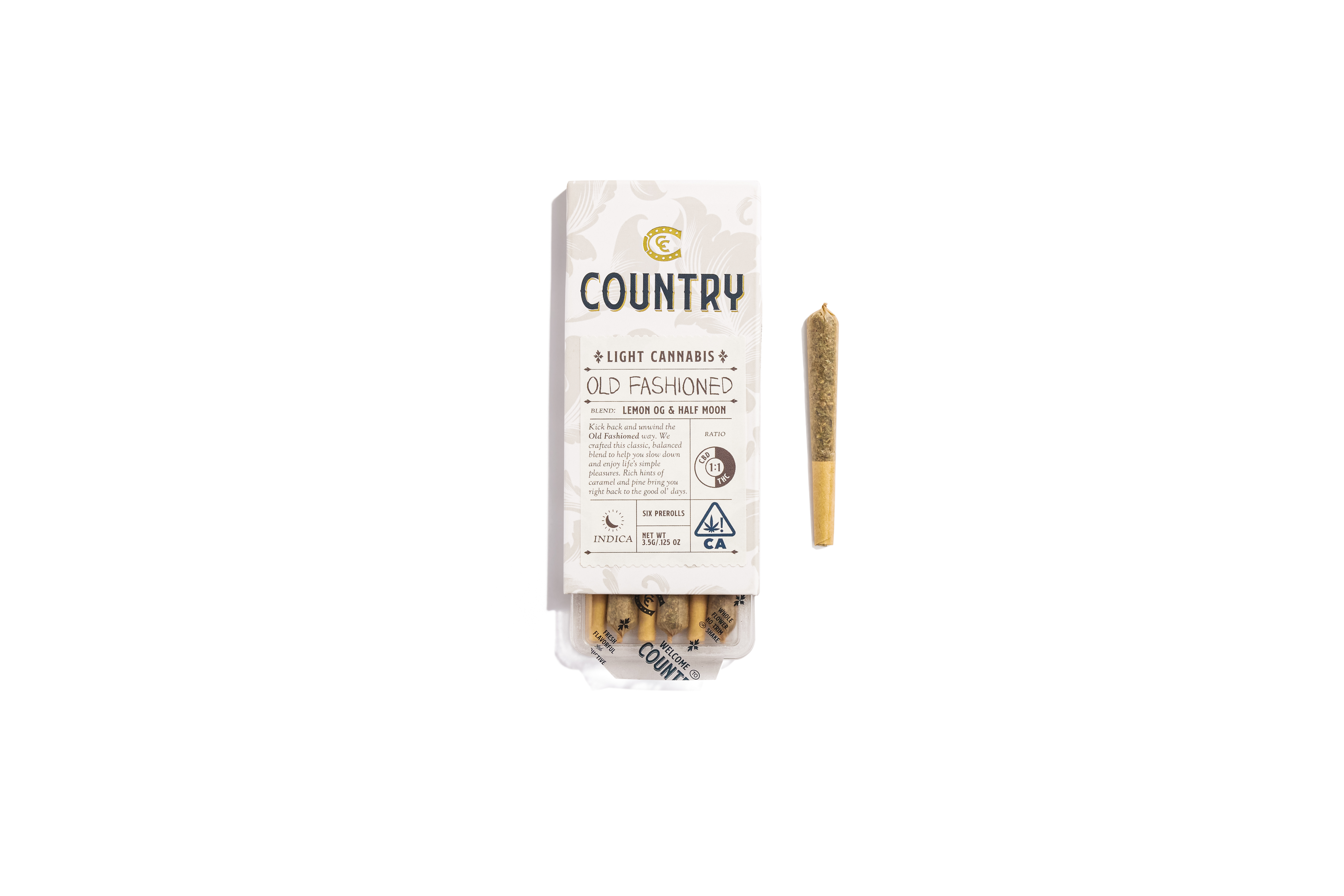 COUNTRY CANNABIS — OLD FASHIONED 1:1 INDICA 6 PACK BY COUNTRY