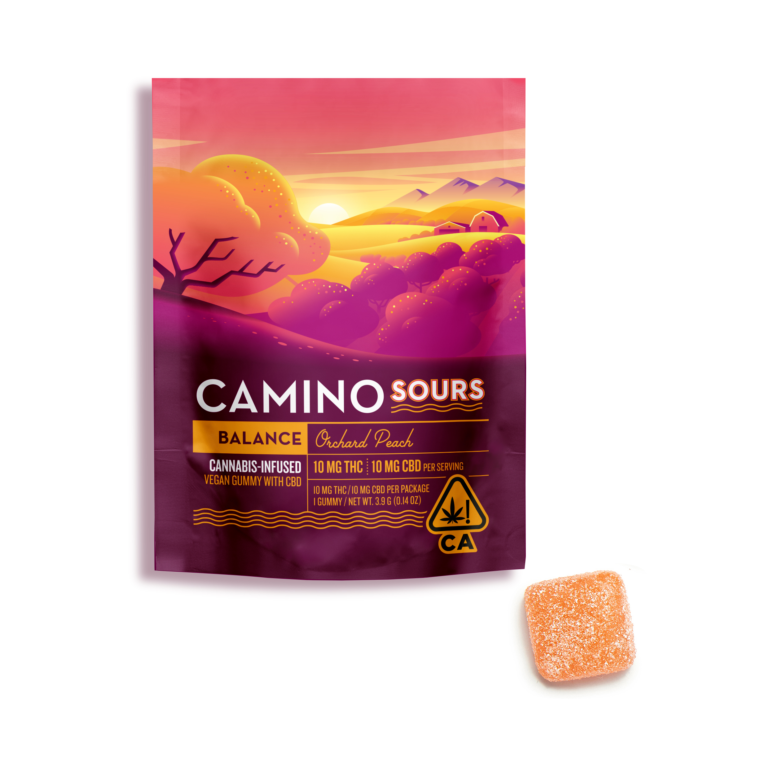 Kiva: Trial Packs Orchard Peach Camino By Kiva Confections